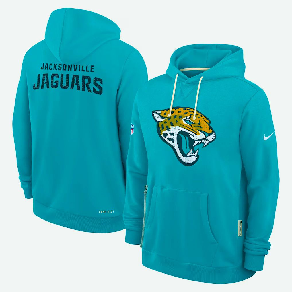 Men 2026 NFL Jacksonville Jaguars hoodie Green 01->denver broncos->NFL Jersey
